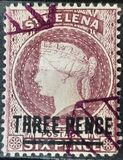 [Queen Victoria - Not Issued Stamps Surcharged. New Watermark, Scrivi B33]