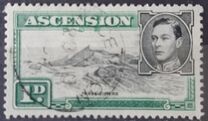 [King George VI and Views of Ascension, type R2]