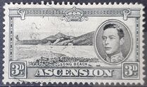 [King George VI and Views of Ascension, type Q3]