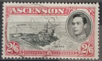 [King George VI and Views of Ascension, type P3]