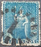 [Britannia - Rough Perforation. Watermarked, 類型 A25]