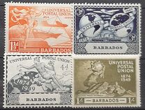 [The 75th Anniversary of the Universal Postal union, typ AF]