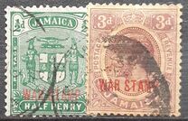 [Issues of 1906 & 1912 Overprinted "WAR STAMP", Tüüp BB]