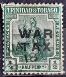 [War Tax - No. 1 & 2 Overprinted. 1½ mm Between "WAR" & "TAX", type I1]