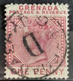[Queen Victoria - "GRENADA POSTAGE & REVENUE", tip E]