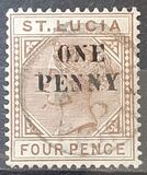 [Queen Victoria Surcharged, Scrivi C3]