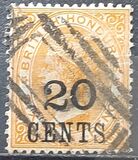 [Queen Victoria Surcharged in London. "CENTS" Tall & Slim. See also No.14-19, տեսակ D3]