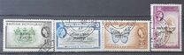 [As No. 141, 146, 148 & 149, Overprinted  HURRICANE/HATTIE, type BR]