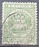 [Sailing Ship "Sandbach" - Inscription "B.GUIANA", type H6]