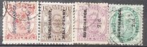 [Issue of 1892 Overprinted in Black, type H]