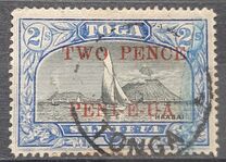 [Issues of 1897 Surcharged, tegund X4]