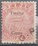 [Number 10-12 Surcharged, type C2]