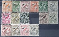 [Airmail - No. 54-69 Overprinted "AIRMAIL" and Plane, Scrivi F]