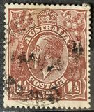 [King George V - Different Watermark, type B21]
