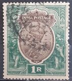 [King George V, 1865-1936 - New Watermark & Different Colors, प्रकार XBG7]