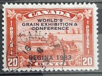 [No 148. Overprinted "WORLD'S GRAIN EXHIBITION & CONFERENCE/REGINA 1933", Tipi CA]