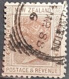 [Queen Victoria - Inscription "NEW ZEALAND - POSTAGE & REVENUE", type O]