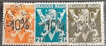 [Inscription: "BELGIQUE BELGIE" - Overprinted -10% or 10%, type LI19]