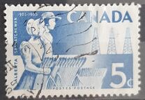 [The 50th Anniversary of Alberta and Saskatchewan Provinces, type HH]
