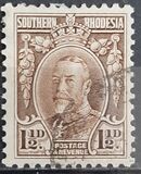 [King George V in Uniform - Different Perforation, type B15]