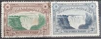 [Victoria Falls - Nos. 30 & 31 Inscribed with "Postage & Revenue" at Top of Frame, type F]