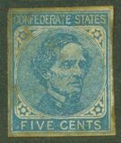 [President Jefferson Davis - Richmond Print, type D1]
