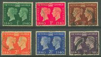 [Queen Victoria and King George VI, type CZ]