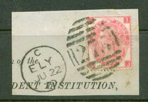 [Queen Victoria - Small White Control Letters in Corners, Tipe K]