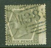 [Queen Victoria - White Control Numbers in Corners, type U]