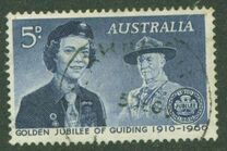 [Golden Jubilee of Guiding, 1910-1960, type FW]