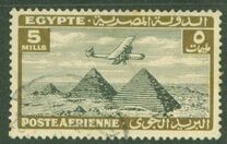[Airmail - Airplane over Pyramids of Giza, प्रकार BK4]