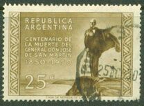 [The 100th Anniversary of the Death of San Martin, 1850-1950, type LI]