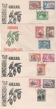 [Queen Elizabeth Stamps of 1952 of Gold Coast Overprinted "GHANA INDEPENDENCE 6TH.. MARCH, 1957", type B]