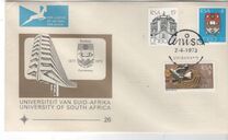 [The 100th Anniversary of the University of South Africa, typ MD]