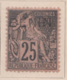 [French Colonies Postage Stamps Handstamped "BENIN" in Black, type A10]