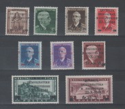 [Local Motifs & King Victor Emmanuel III - Postage stamps of 1939-1940 Overprinted "QEVERIJA - DEMOKRAT. - E SHQIPERISE - 22-X-1944", Tip DG]