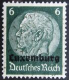 [German Empire Postage Stamps Overprinted "Luxemburg", type A3]