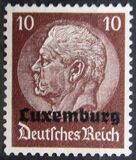[German Empire Postage Stamps Overprinted "Luxemburg", type A5]
