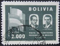 [Airmail - Visit of the Mexican President to Bolivia, type IF5]
