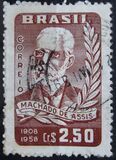 [50 Aniversario de la muerte del escritor Machado de Assis, 1839 - 1908, tipo AIE]