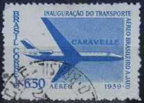 [Airmail - Inauguration of "Caravelle" Airliners by Brazilian National Airlines, Tip AJA]