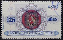 [The 125th Anniversary of the Philatelic Society of Chile, tip CFZ]