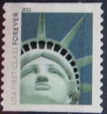 [Flag & Statue of Liberty - Self-Adhesive Coil Stamps (44 cents), 类型 FTE]