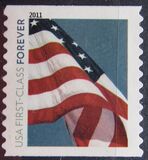 [Flag & Statue of Liberty - Self-Adhesive Coil Stamps (44 cents), 类型 FTF]