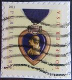[Purple Heart - Self-Adhesive Stamp (44 cents), タイプ FVA]