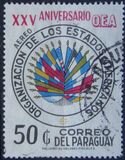[Airmail - The 25th Anniversary of Organization of American States (O.A.S.), Tipi AYJ2]