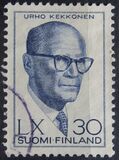 [60° Anniversario della Nascita di Urho Kekkonen - Stampatore: Bank of Finland Security Printing House , Scrivi KS]