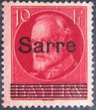 [Bavaria Postage Stamps Overprinted "SARRE", тип C1]