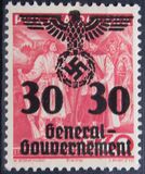 [Polish Postage Stamps Overprinted, type D6]