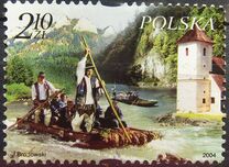 [Raftsmen on the River Dunajec, type FSA]